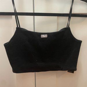 Cute Kith Black Crop Top